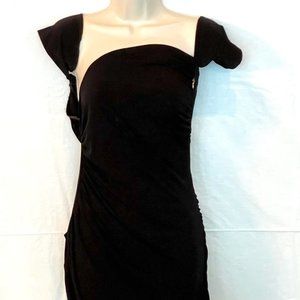 Forever 21 Off-Shoulder Slim Black Party Dress